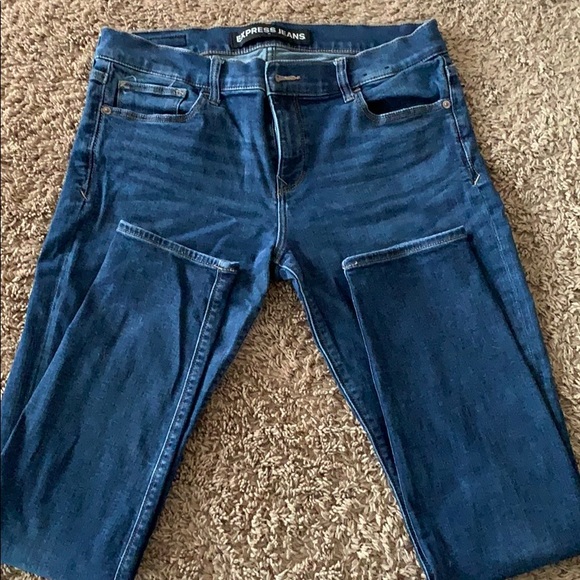 Express Skinny Mid-Rise Jeans - Picture 2 of 8